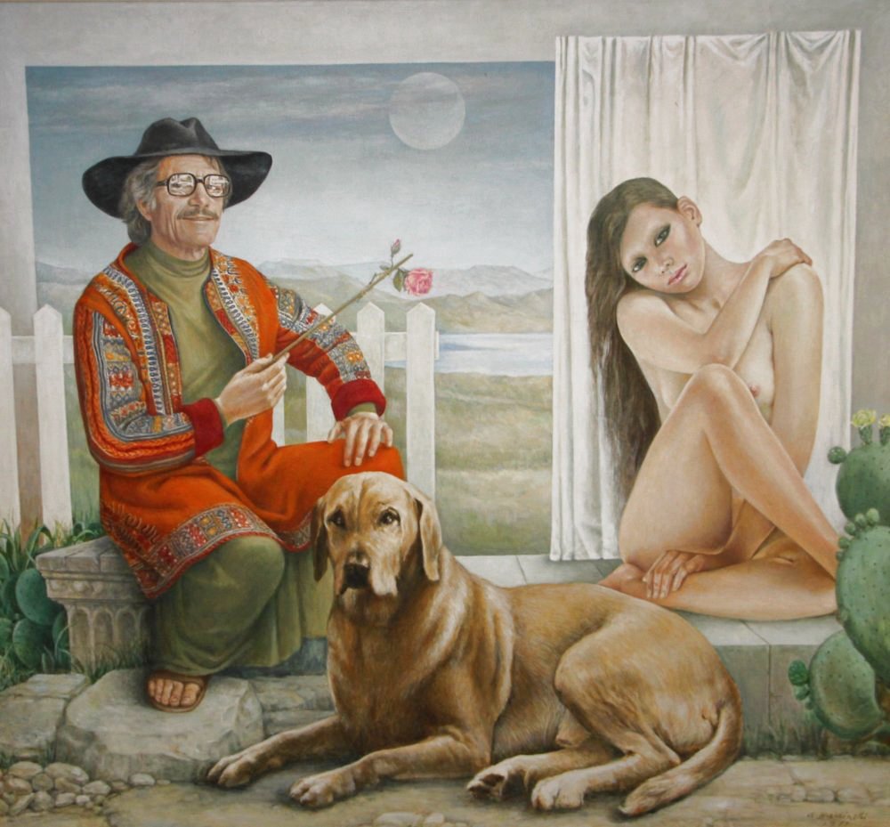 Armando Baldinelli - My rose will never Die - Self Portrait